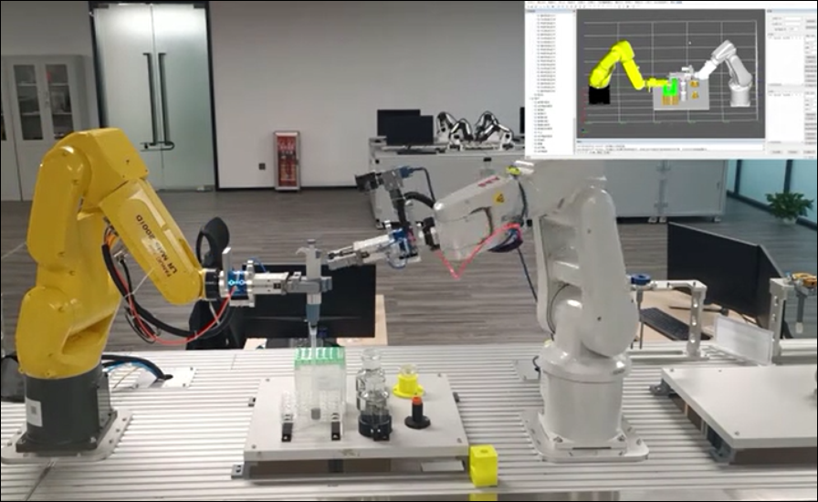 XAVSROP虚实孪生仿真化学实验智配机器人