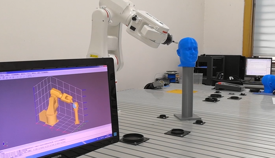 XAVSROP虚实孪生仿真头像智能雕刻机器人